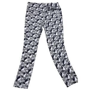 BUC-EES Knit Gray Black Bucky The Beaver LEGGINGS PANTS Child Size Youth Medium
